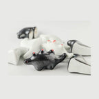Edokko Stegosaurus Dino Chopstick Rest - Black x Red