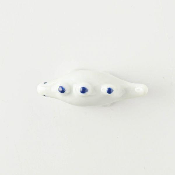 Edokko Stegosaurus Dino Chopstick Rest - White x Blue