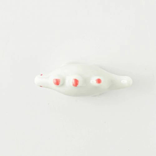 Edokko Stegosaurus Dino Chopstick Rest - White x Red