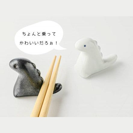 Edokko T-Rex Dino Chopstick Rest - Black x Red