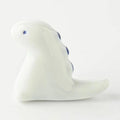 Edokko T-Rex Dino Chopstick Rest - White x Blue