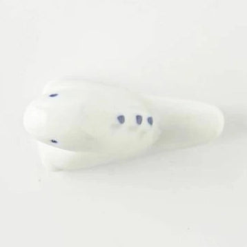 Edokko T-Rex Dino Chopstick Rest - White x Blue