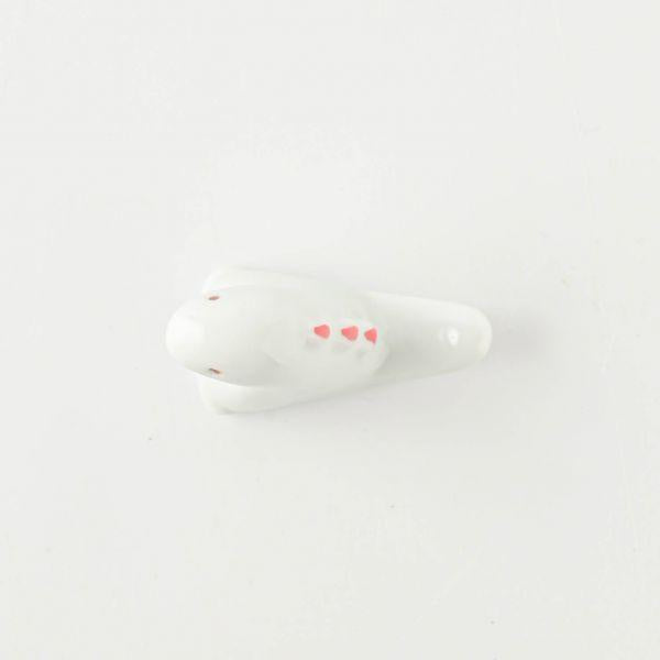 Edokko T-Rex Dino Chopstick Rest - White x Red