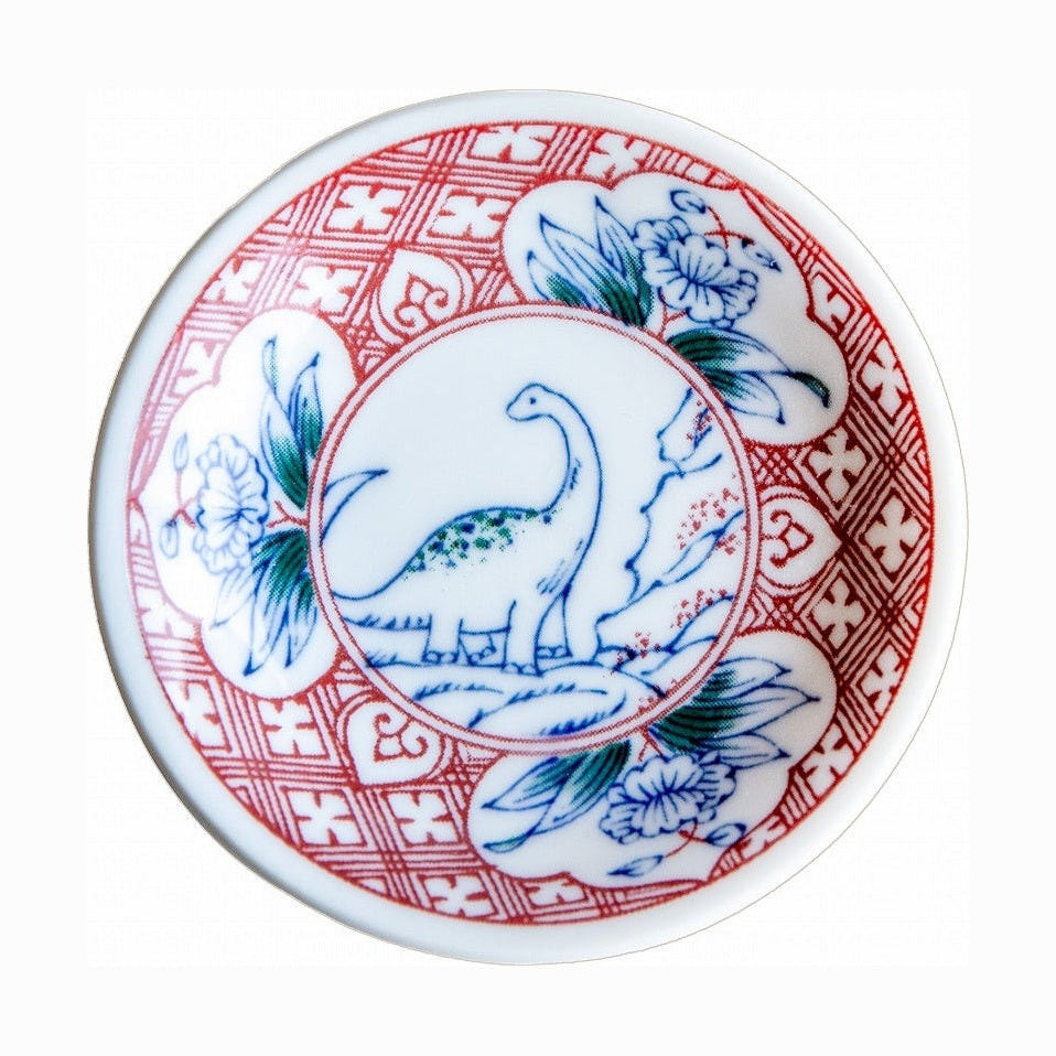 Edoko Dinosaur Small Plate 9D - Flower