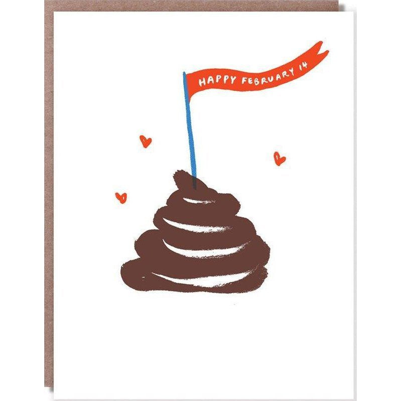 Egg Press - Single Card - Happy February 14