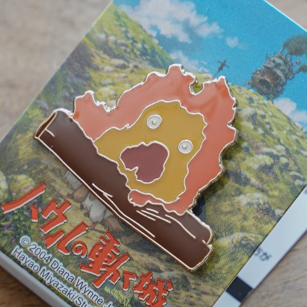 Ensky Howl’s Moving Castle Calcifer Pin Badge