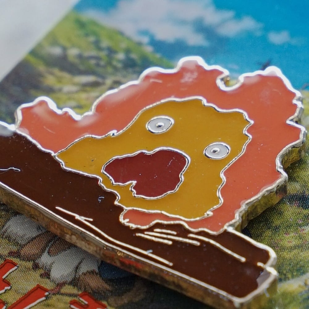 Ensky Howl’s Moving Castle Calcifer Pin Badge