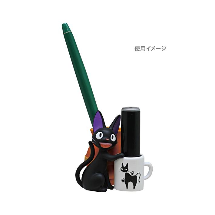 Ensky Kiki's Delivery Service Jiji Stamp and Pen Stand
