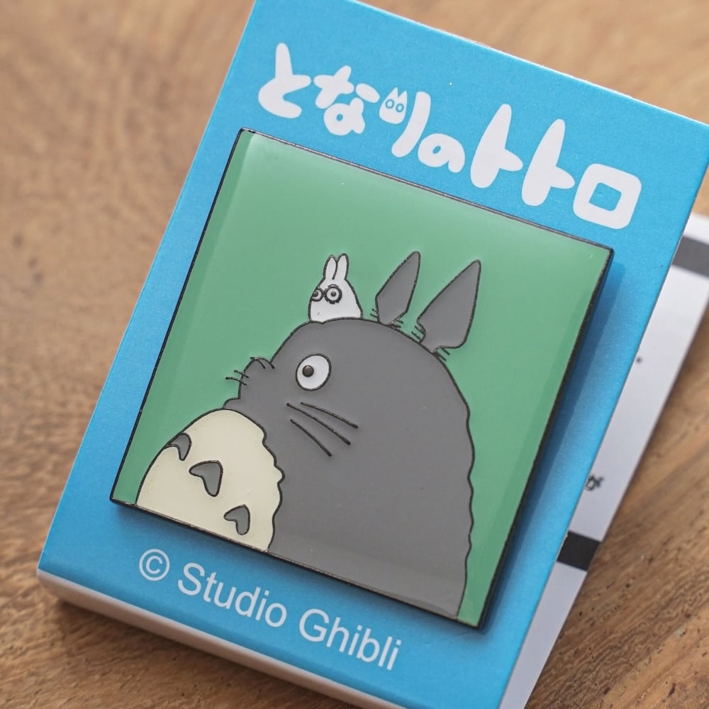 Ensky My Neighbor Totoro Big & Small Totoro – Side Profile Pin Badge