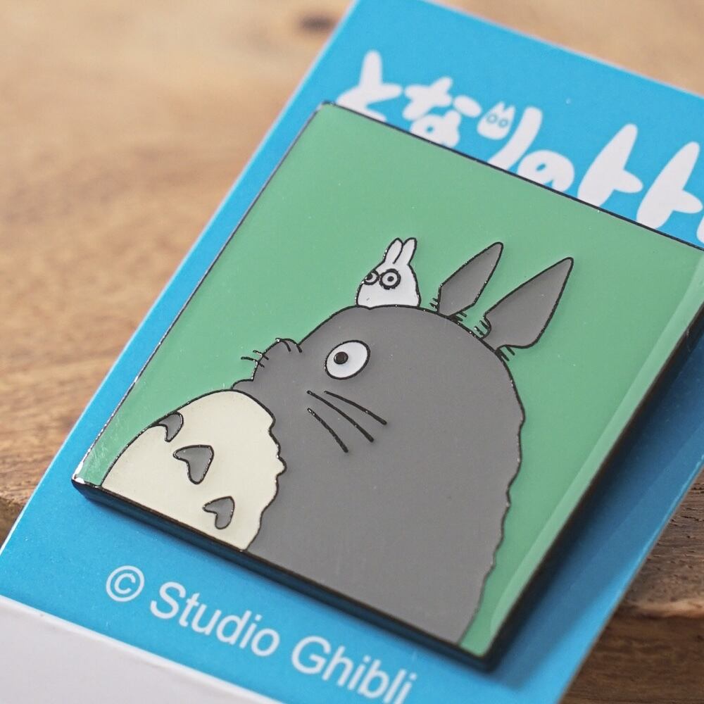 Ensky My Neighbor Totoro Big & Small Totoro – Side Profile Pin Badge