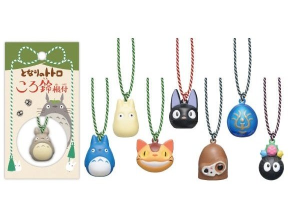 Ensky My Neighbour Blue Totoro Bell Charm Strap