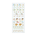 Ensky My Neighbor Totoro die-cut schedule stickers with Totoro, Catbus, and Satsuki on clear film