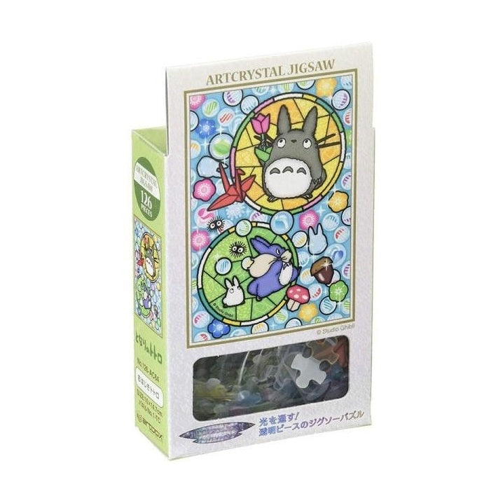 Ensky My Neighbour Totoro Totoro and Glassy Marbles Crystal Jigsaw Puzzle 126 Pieces”