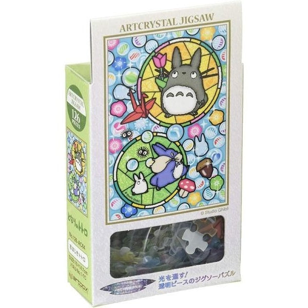 Ensky My Neighbour Totoro Totoro and Glassy Marbles Crystal Jigsaw Puzzle 126 Pieces”