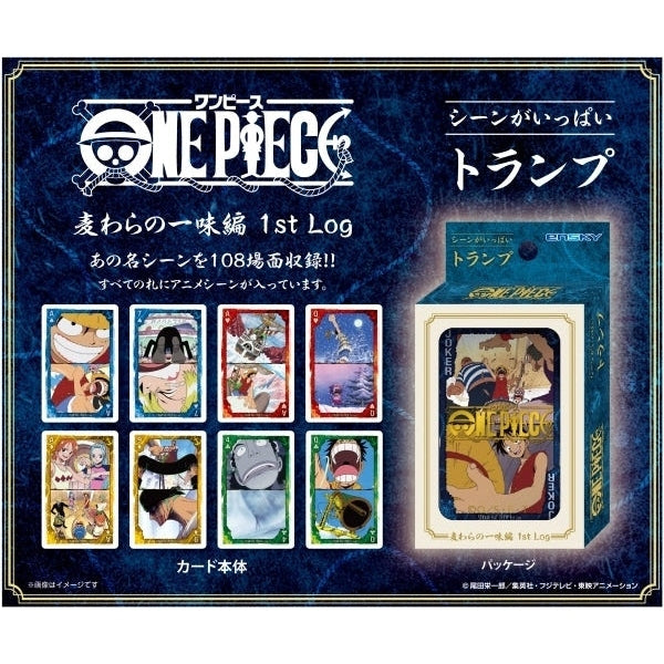 Ensky One Piece Straw Hat Crew Playing Cards - 1st Log