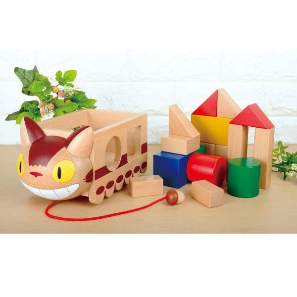 Ensky Studio Ghibli Cat Bus Building Blocks