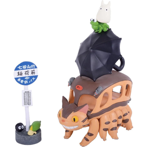 【Totoro】 Ensky Studio Ghibli My Neighbour Totoro Cat Bus Stack Figurine