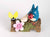 Ensky Studio Ghibli My Neighbour Totoro Floral Stack Figurine