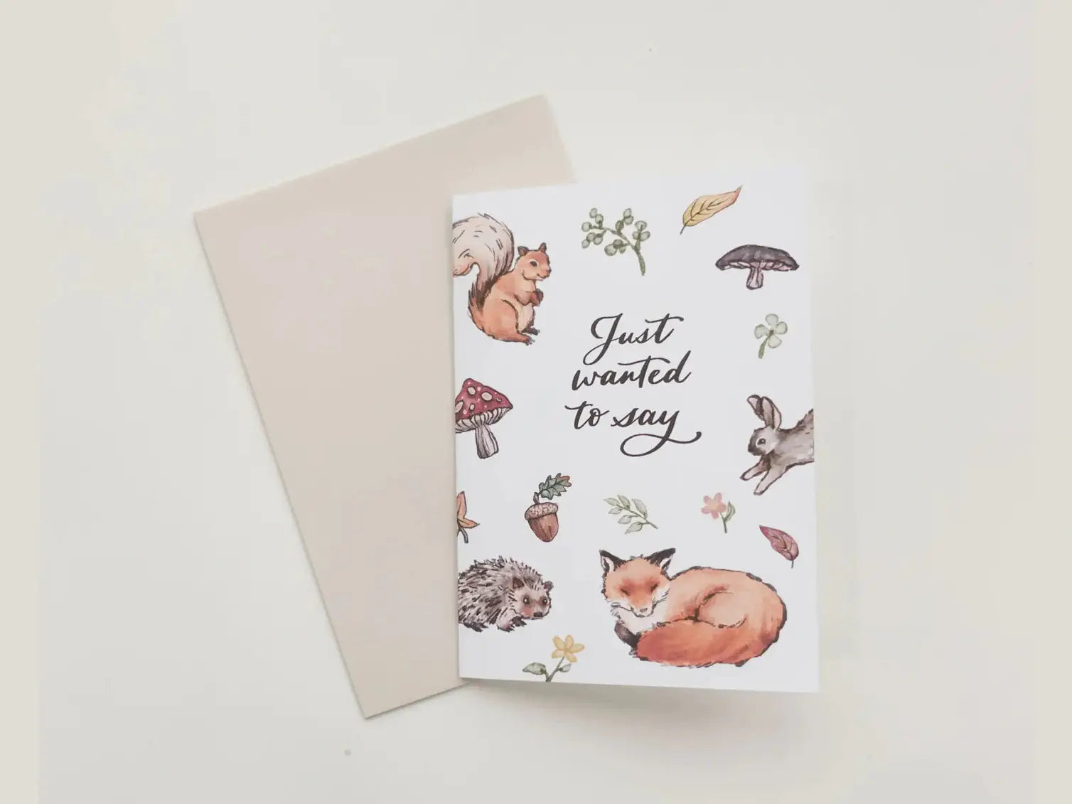 Fiona Ariva Greeting Card / "Just wanted to say.."