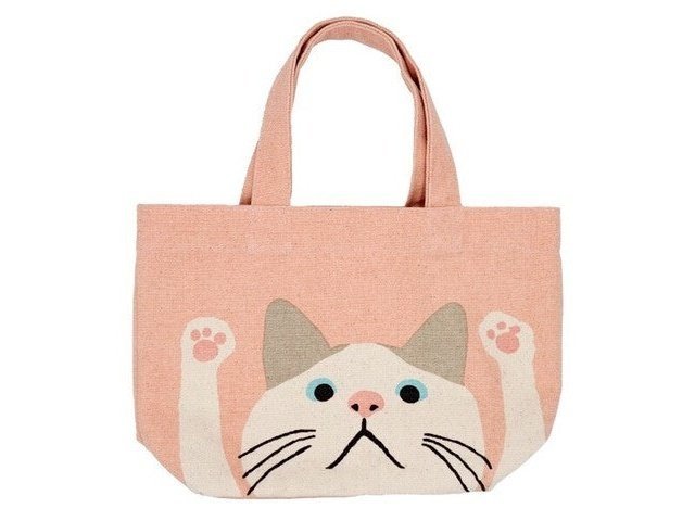 Friendshill Taachan Cat Pink Lunch Bag