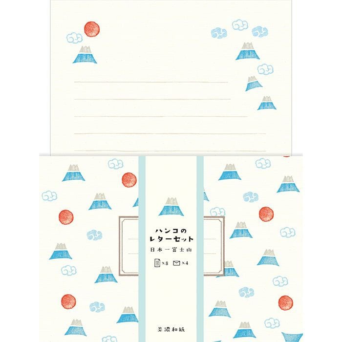 Furukawashiko Hanko Letter Set A5 - Mt Fuji