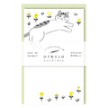 Furukawashiko Otegami Sanpo Mini Letter Set - Lounging Cat