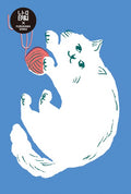 Furukawashiko Retro Print Postcard - Yarn Cat