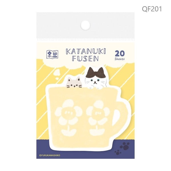 Furukawashiko Watashi Biyori Die-Cut Sticky Notes - Fluffy Little Bird