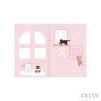 Furukawashiko Window Message Card - Sparkly Gift