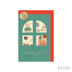 Furukawashiko Window Message Card - Stuffed Bear