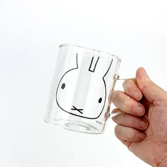 GENIAL Miffy Heat-Resistant Glass Mug 330ml - Selfie Miffy