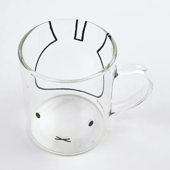 GENIAL Miffy Heat-Resistant Glass Mug 330ml - Selfie Miffy
