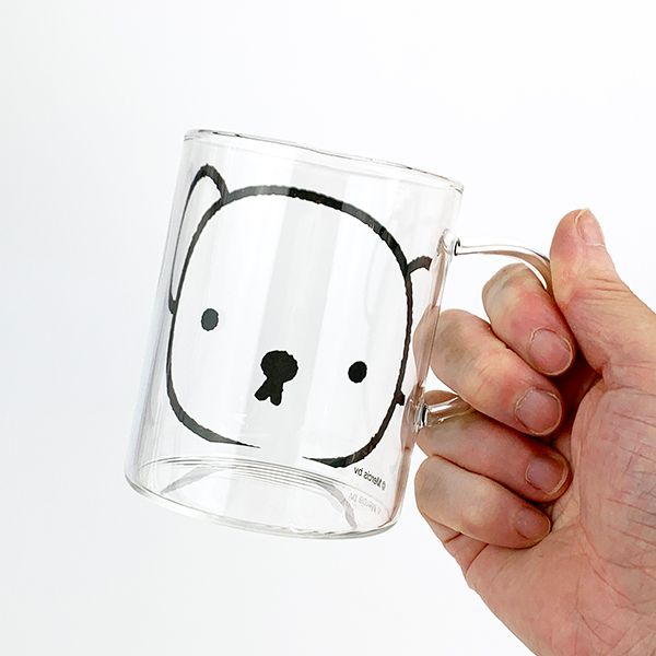 GENIAL Miffy Heat-Resistant Glass Mug 330ml - Selfie Boris
