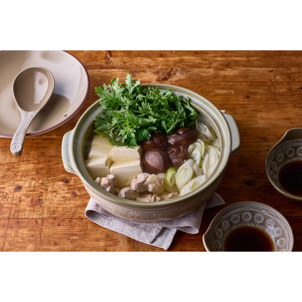 Ginpo Claypot Hana Mishima 4L Size 10