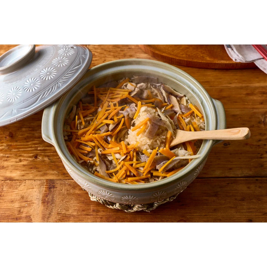 Ginpo Hana Mishima Claypot 0.9L Size 6