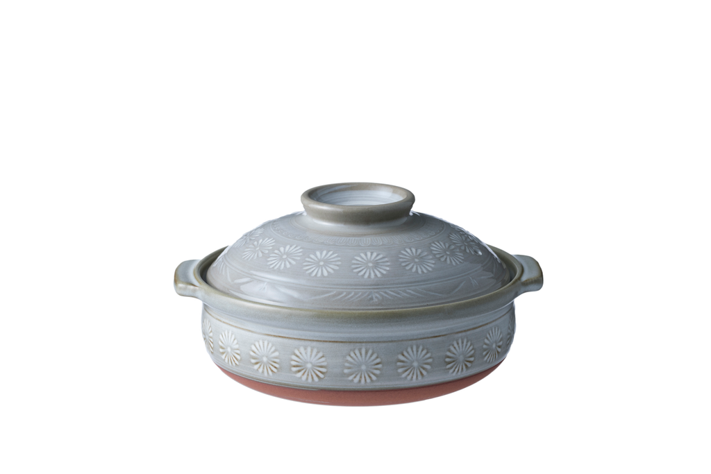 Ginpo Hana Mishima Claypot 2.2L Size 8