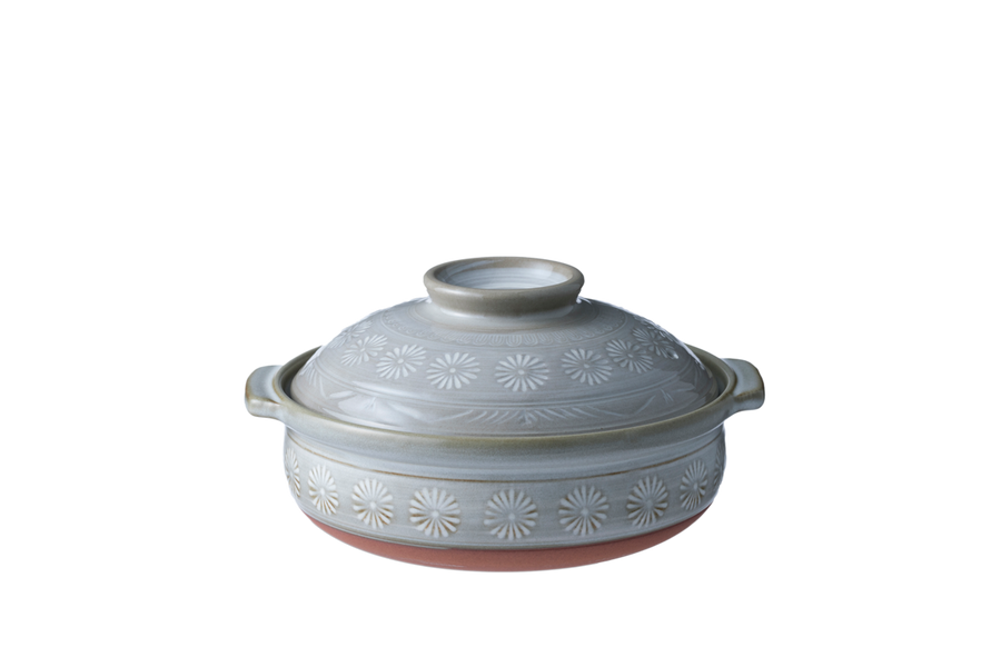 Ginpo Hana Mishima Claypot 2.2L Size 8