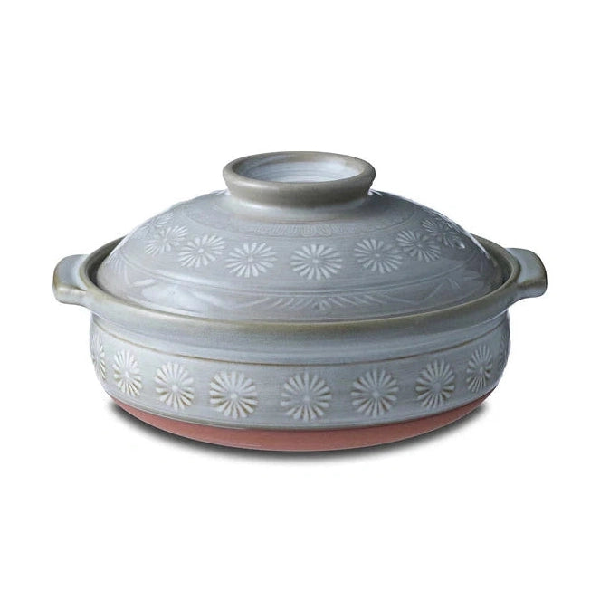 Ginpo Hana Mishima Claypot 2.2L Size 8