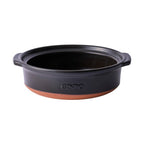 Ginpo Kikka Donabe Clay Pot - Navy - Size 8 Deep