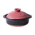 Ginpo Kikka Donabe Clay Pot - Pink Plum - Size 6