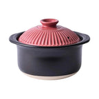 Ginpo Kikka IH Rice Multi Clay Pot 1.1L Size 2 - Pink Plum