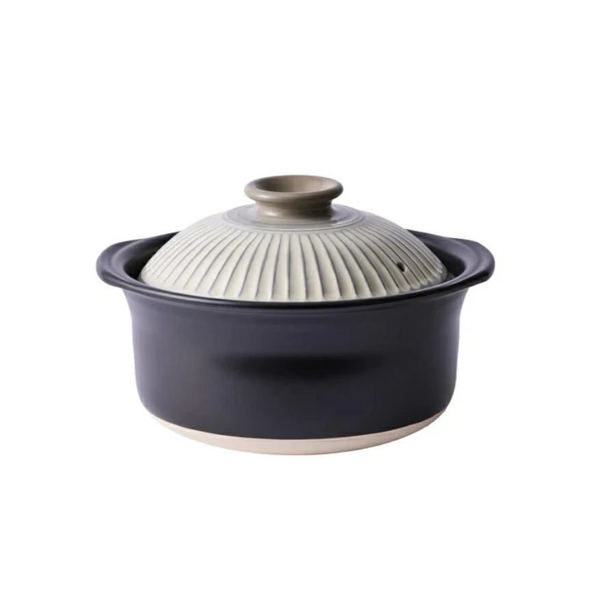 Ginpo Kikka Rice Multi Clay Pot 2.6L Size 5 - Kohiki White