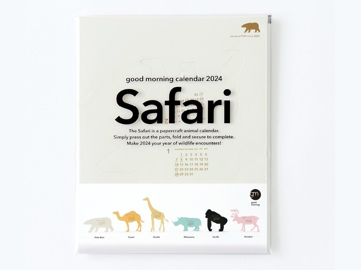 Good Morning Calendar Safari 2024