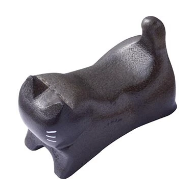 Grapport Claseek Wooden Chopstick Rest - Cat