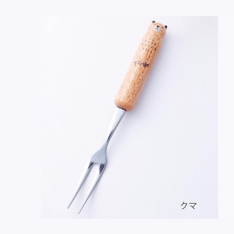 Grapport Fluffy Fork Bear 12.5cm