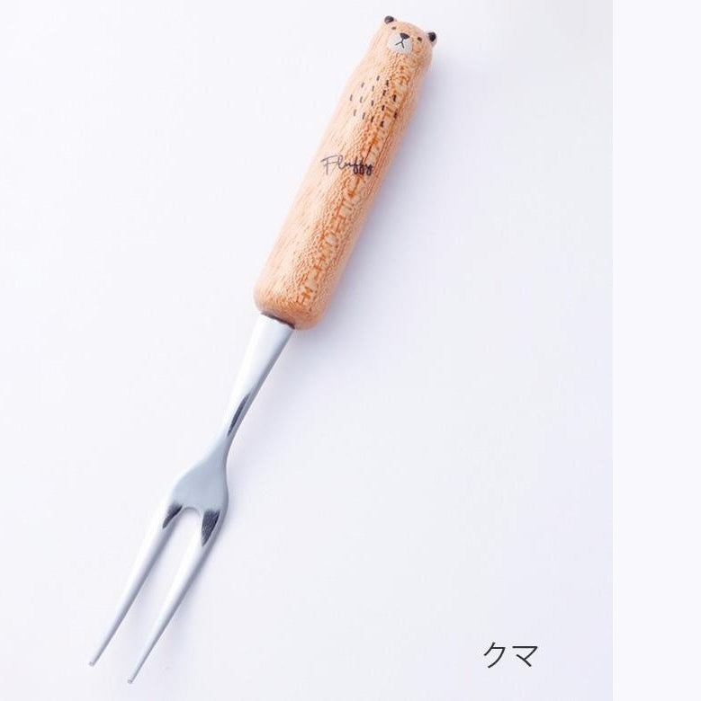 Grapport Fluffy Fork Bear 12.5cm