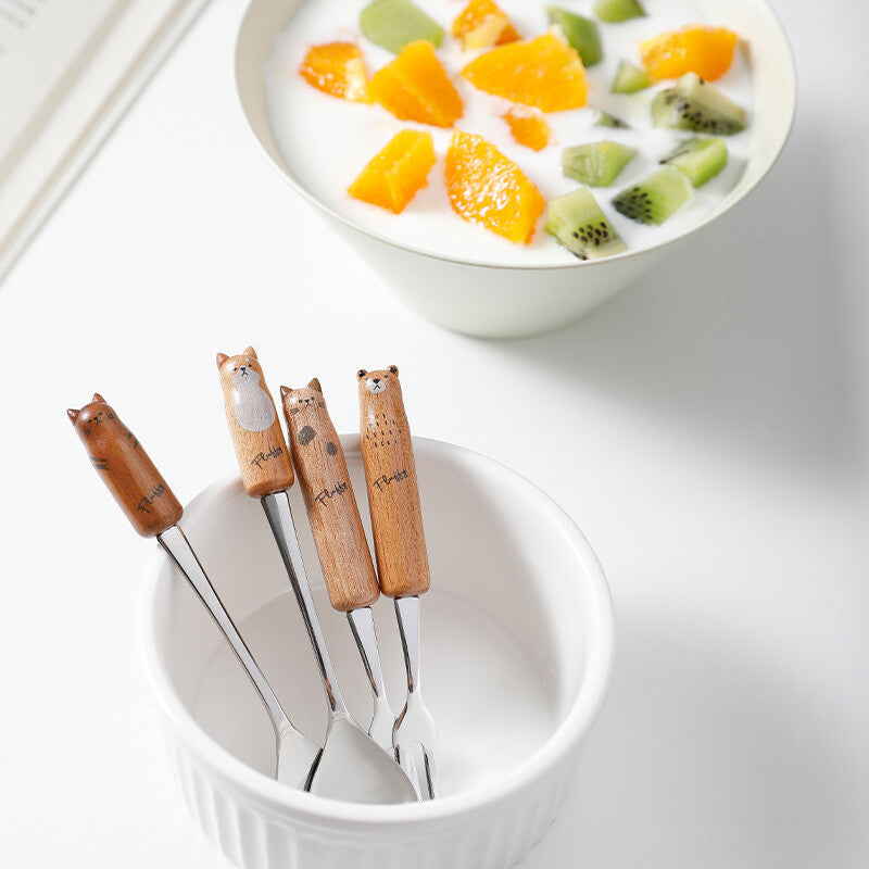 Grapport Fluffy Tora Cat Tea Spoon