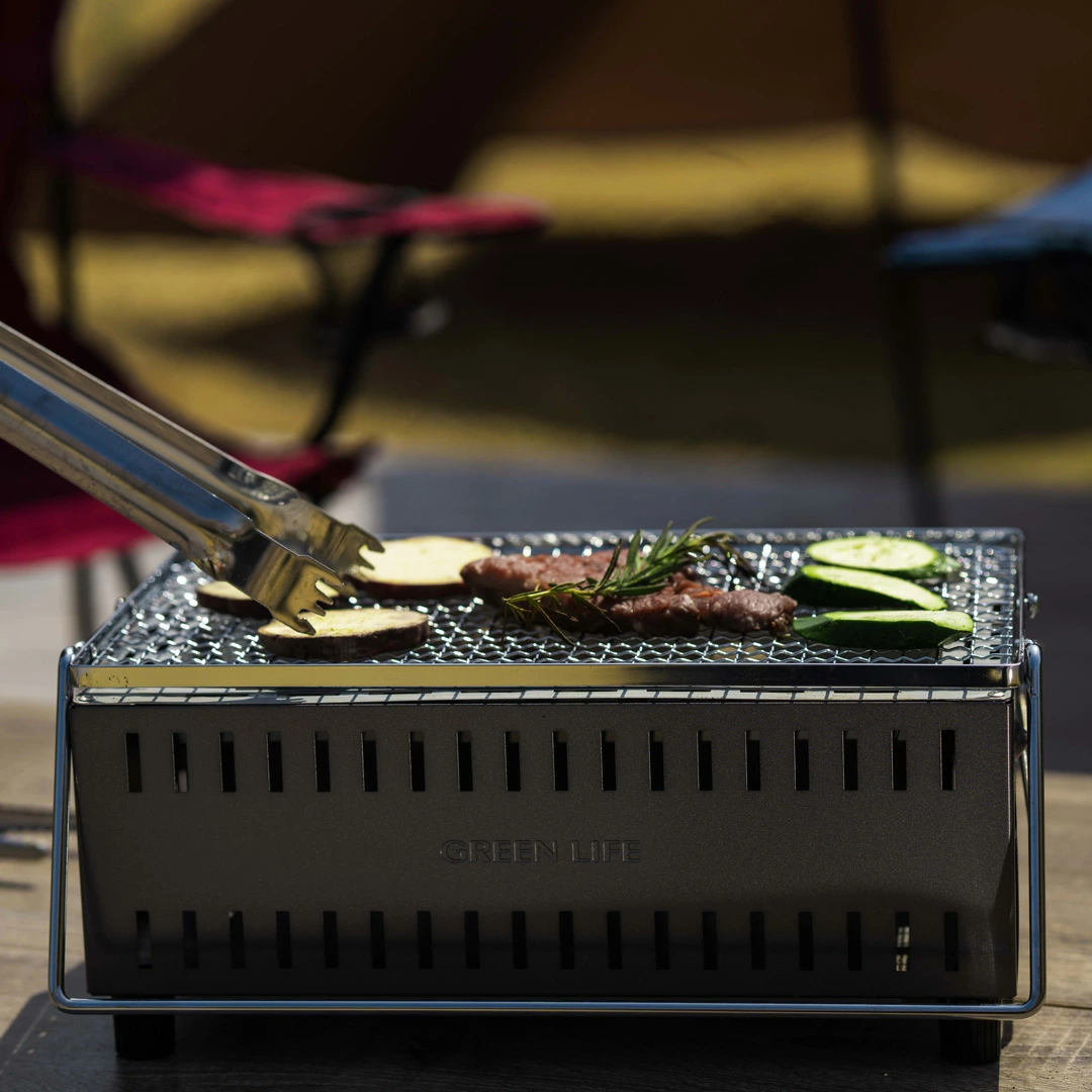 Green Life Liftable Tabletop Shichirin BBQ Grill