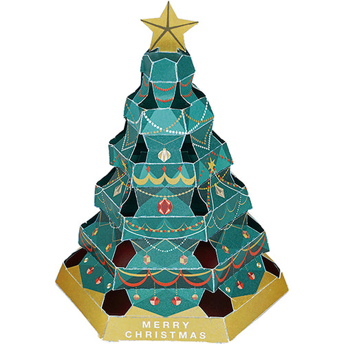 Greeting Life 3D Christmas Tree Card