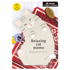 Packaged die-cut cat memo pad showing 80 sheets